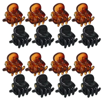 

72pcs Mini Hair Clip Bangs Clip Fashion Girls Women Hair Barrettes Creative Hair Accessories for Decor Use (Black + Brown)