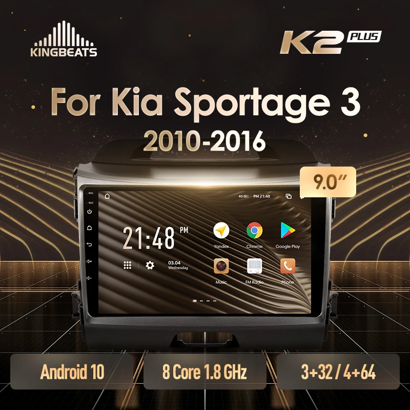 KingBeats штатное головное устройство For Kia Sportage 3 SL 2010 2016 GPS Android 10 автомагнитола на