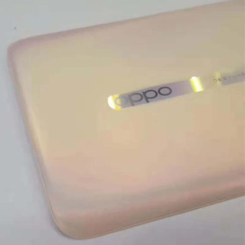 Чехол для OPPO Reno 2, задняя крышка, крышка для двери, стеклянный чехол для батареи, камера, вспышка, лагерь с логотипом, замена