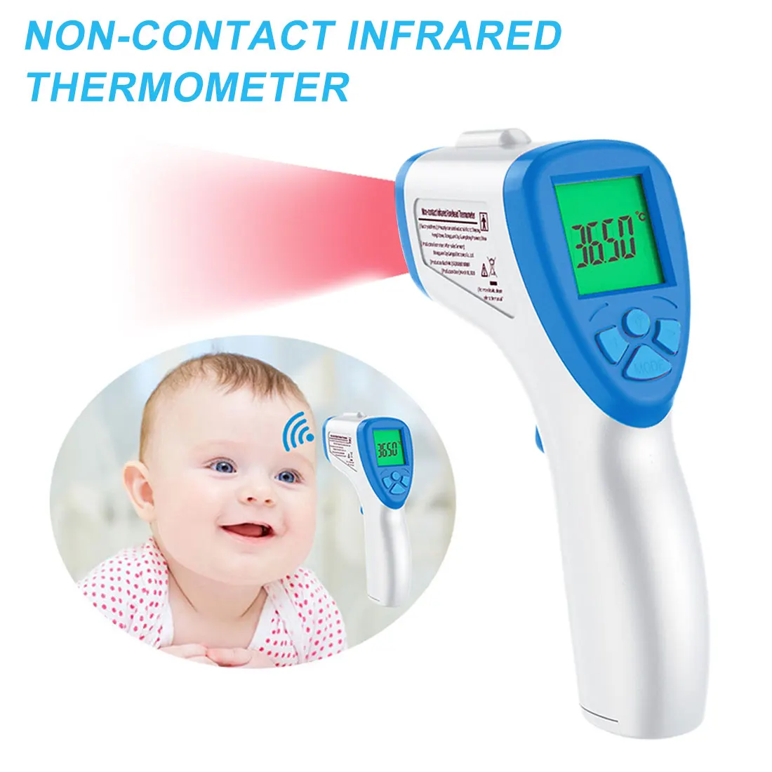 

Forehead Digital Baby Thermometer Infrared For Milk Water Room Medical Pacifier Fever Body Thermometer Non Contact