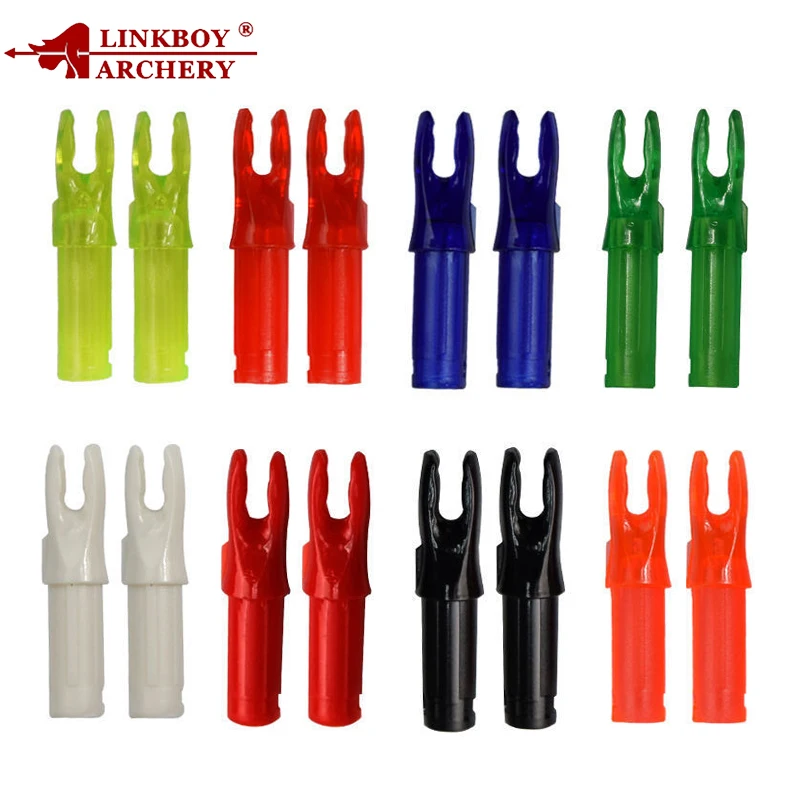 Plastic Arrow Nocks Bow Arrow 12pc/24pcs Plastic Arrow F Shaft 6