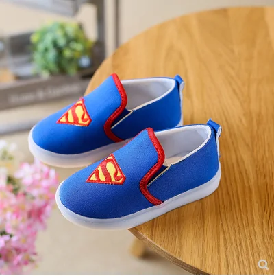 As Shown Новые Детские Superman Spiderman Batman обувь для мальчиков и девочек, модная детская кофта из хлопка с подкладкой спортивная обувь рождественские/обувь Размеры 20-31 - Цвет: As Shown