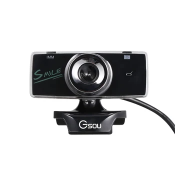 

Gsou B18S USB Webcam 100PCS Manual Focus Web Camera Built-in Microphone One-key Photograph Drive-free Computer Camera