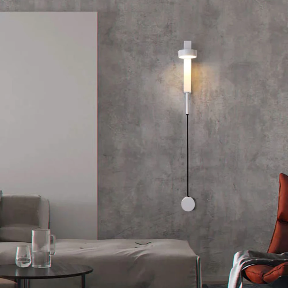 Modern LED Wall Lamp with Dimmable Switch for Living room Art Wall Light Nordic Wall Lighting Fixtures Indoor Decoration H0dc084c278e441518867dfc8ada8882dB