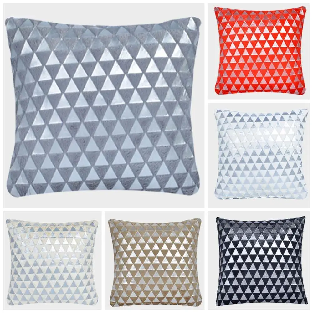 Meijuner Новое поступление плюшевая наволочка Кристалл Серебряная мягкая пушистая