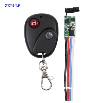 

ZKRLLF 433mhz DC 1CH 3.6V 5V 9V 24V LED Lamp Controller Micro Receiver Transmitter Mini Relay Wireless RF Remote Control Switch