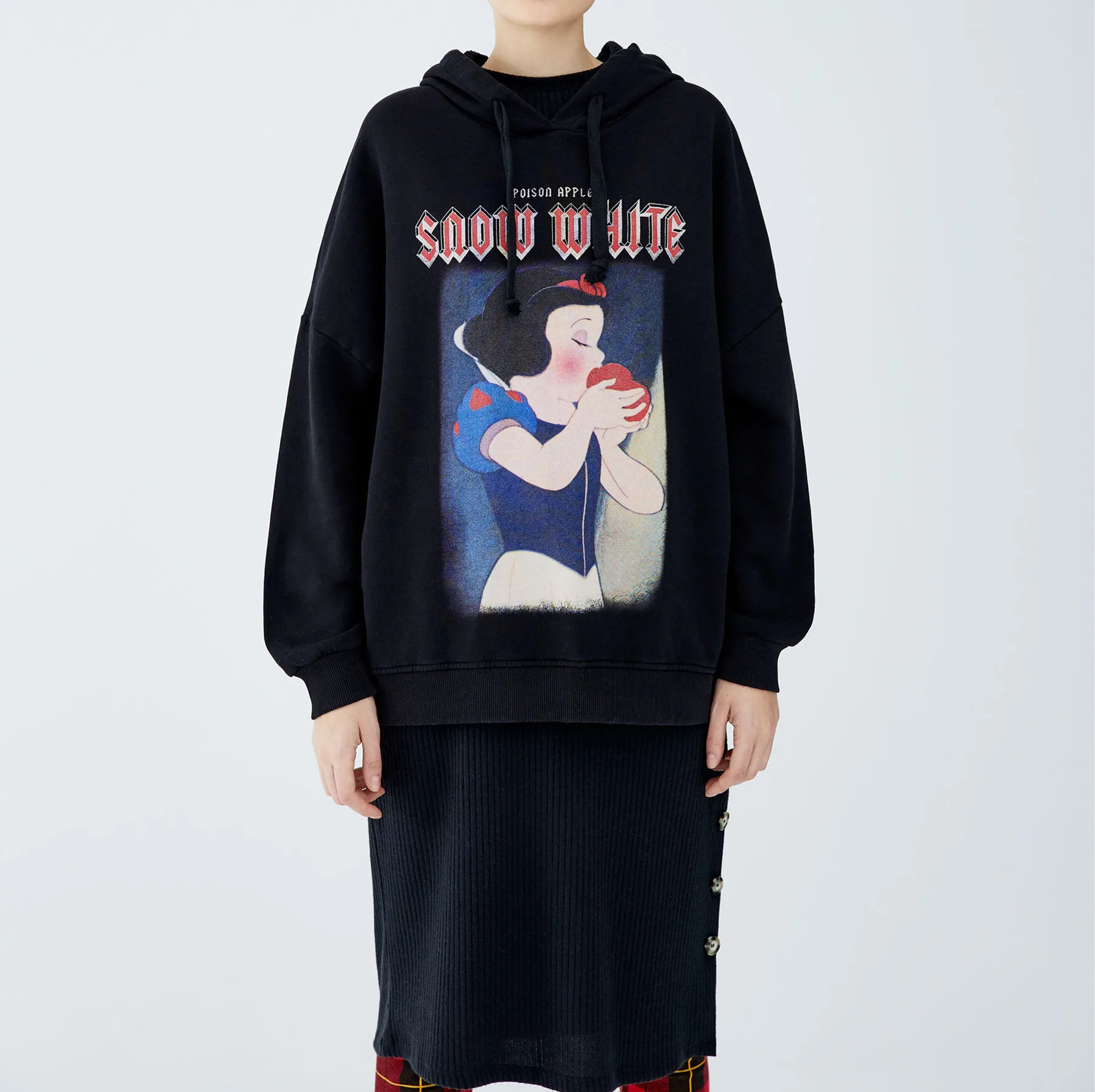 

Autumn and winter female models loose ZAraing home Snow White pattern loose sweater