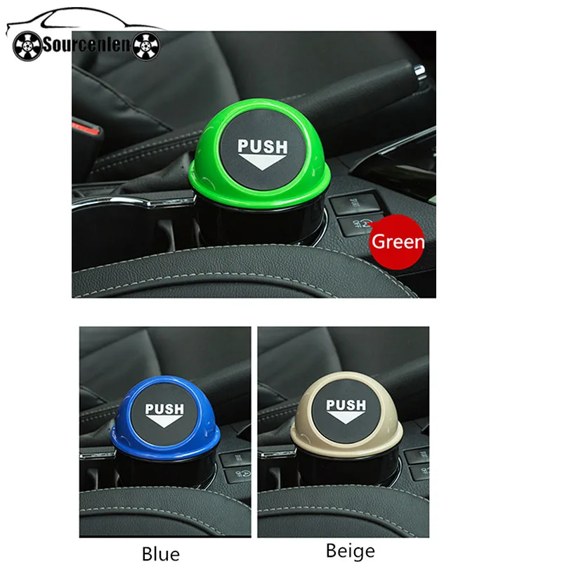 

Car & Home Mini Auto Trash Can Coin Holder Automobile Interior Trim Product for Nissan for Ford Focus Car Accessories Bin Waste