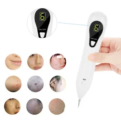 LCD Pro Mole Freckle Removal Pen Three Levels Adjustable Spot Tattoo Remover Machine Facial Tag Wart Removal Pen Skin Care Tools