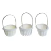 Mini Hand-Woven Storage Baskets Plastic Weaving Storage Baskets Fabric Flower Basket Fruit Rattan Cosmetics Tea Picnic Bags 2023 2