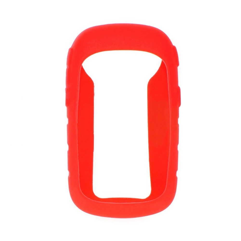 Износостойкий легкий чистый кожаный гибкий практичный секундомер чехол Защитный прямой подходят силиконовый чехол для Garmin Etrex 10 20 30 - Цвет: Красный