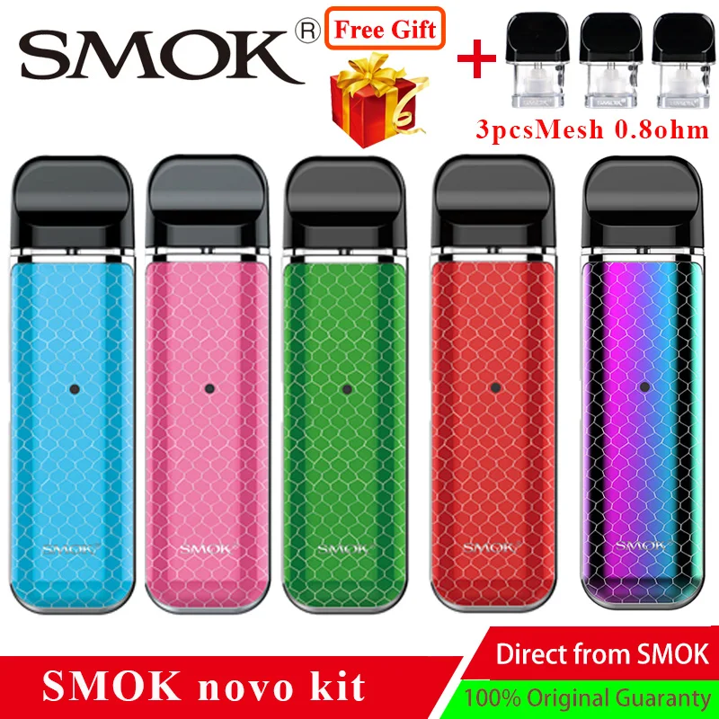 Electronic cigarette vape SMOK novo kit pod vape pen kit 2ml pod vape 450mAh battery fit novo mesh coil Vaporizer Vape Pod Kit