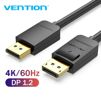 

Vention DisplayPort Cable 4K 60Hz DisplayPort to DisplayPort Cable for Video PC Laptop TV Projector Display Port 1.2 DP Cable