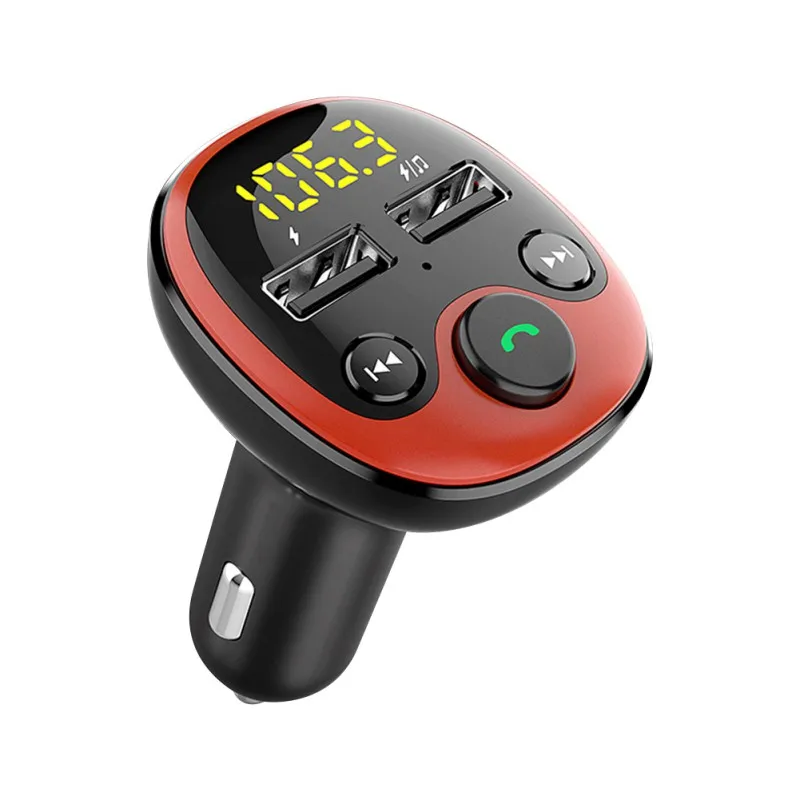 A Профессиональный fm-передатчик модулятор Bluetooth Handsfree автомобильный комплект MP3 аудио плеер с быстрой зарядкой 3.1A двойной USB Автомобильное зарядное устройство - Цвет: A