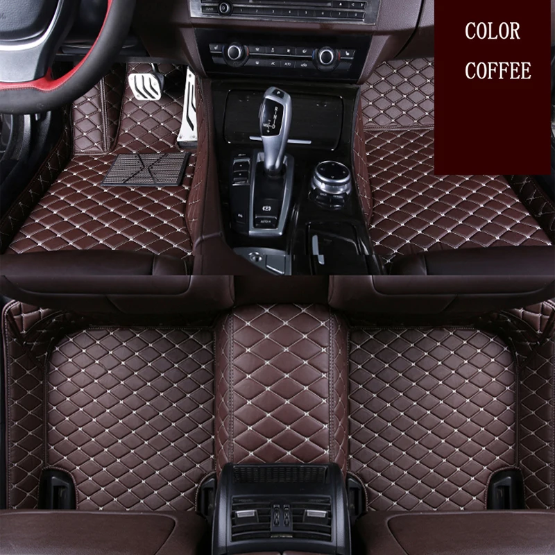 

leather car floor mats for Suzuki Jimny Grand Vitara Kizashi Swift SX4 Wagon R Palette Stingray car-styling Custom