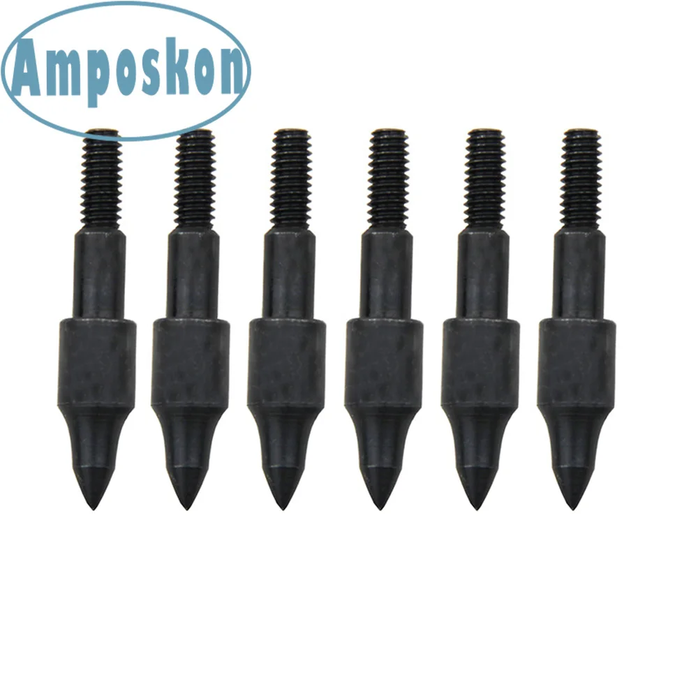 

12 PCS New Hot High Quality Black Broadheads 100 Grain Hunting Arrow Heads Shooting Archery Accessories Arrow Target Point Bow