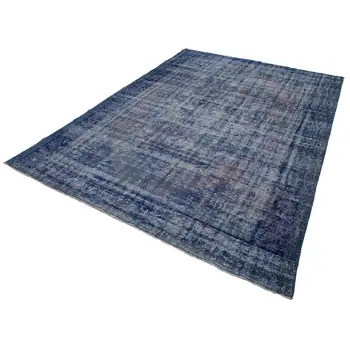 

230x316 Cm Blue Handmade Overdyed Rug-8x10 Ft