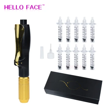 

High Pressure Hyaluronic Pen Ampoule Head Syringe Atomization Injection Needle Free mesotherapy Gun System Hyaluronic Acid Pen