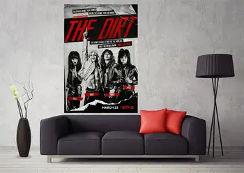 

The Dirt TV Motley Crue 2019 Movie Funny Poster Art Silk Print - Size 13X20",20X30",24X36",32X48"