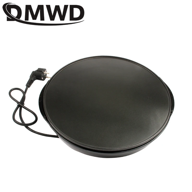 DMWD Electric Crepe Maker Grill Griddle Omelette Egg Pie Cake Baking Pan Pizza Pancake Roast Beef Steak Frying Machine EU Plug 5