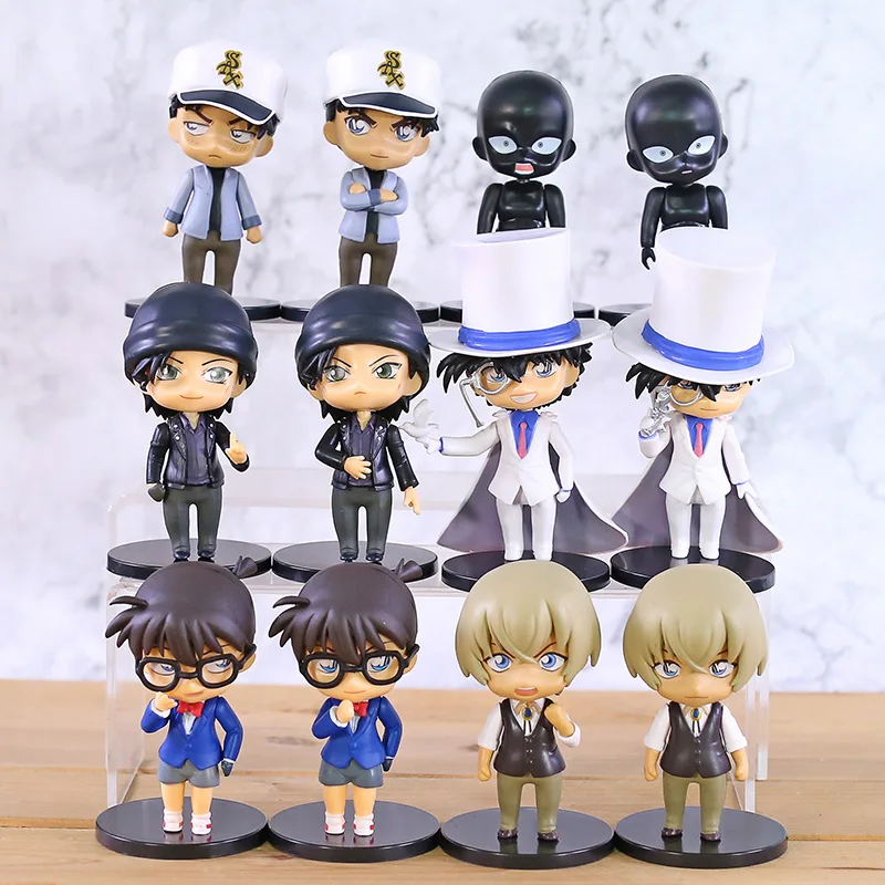 Детектив Conan Edogawa Конан Kaitou малыш Хаттори Heiji Furuya Rei акаи Shuuichi версии фигурки Brinquedo