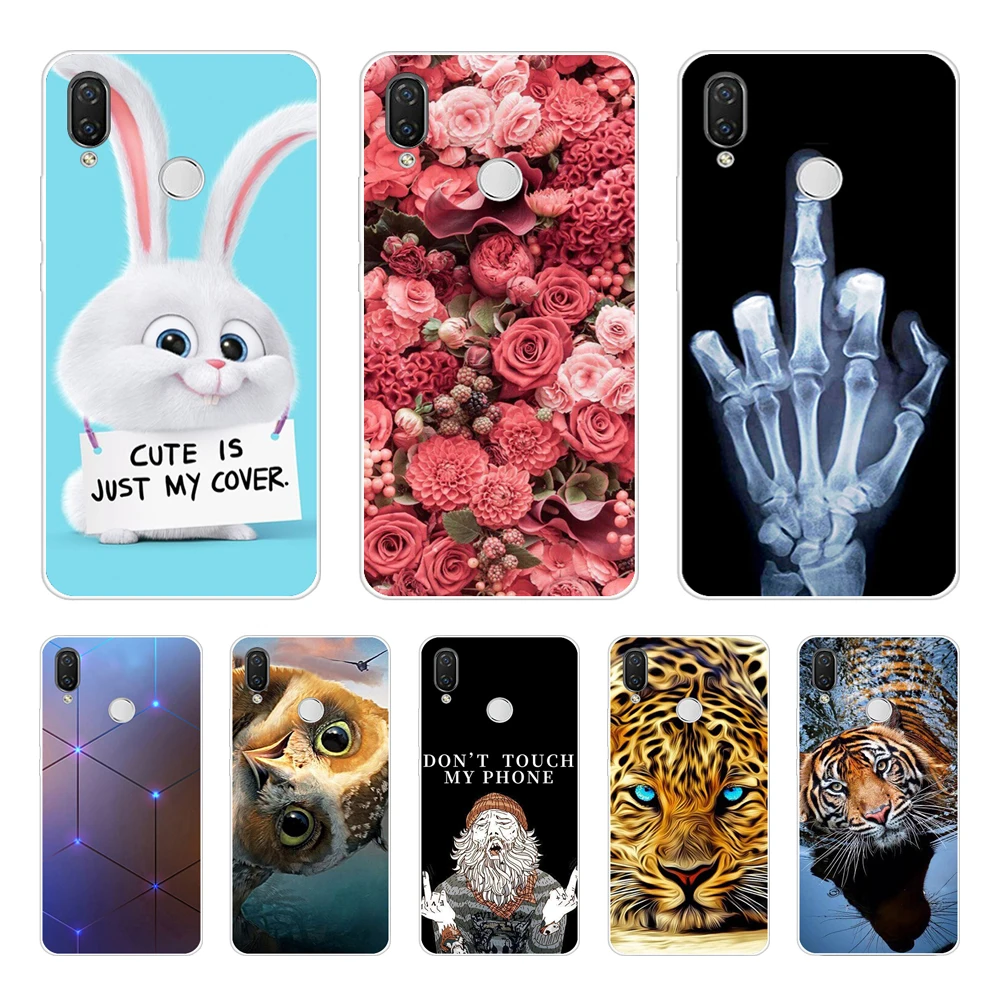 

For Huawei P Smart 2019 Cases Silicon Soft TPU Back Cover For Huawei P Smart Plus 2019 Case Cover For Huawei P Smart Z Bumper
