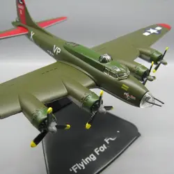 1/144 масштаб Второй мировой войны турбина Классический бомбер Boeing B17 авиационный самолет модели взрослых детей дисплей Коллекция игрушек