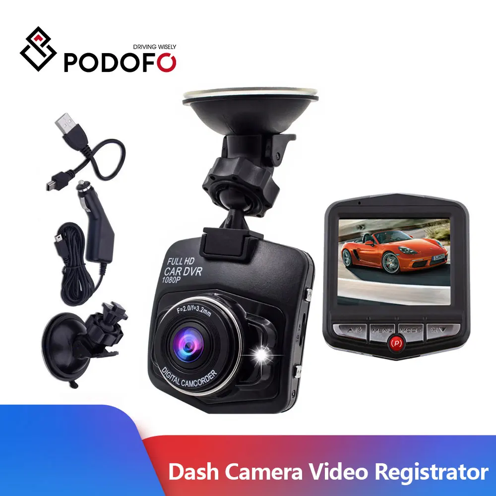 Podofo Mini Car DVR Camera Dashcam Video Registrator Recorder G sensor Night Vision Loop Recording Parking Recorder Dash Cam|DVR/Dash Camera| - AliExpress