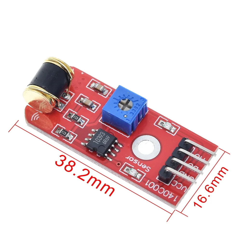 1 шт. ShengYang 801s Вибрационный модуль датчика для Arduino с открытым исходным кодом LM393 3-5VDC TT Logic