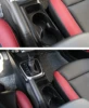 For Kia Rio 4  X-line 2022 Carbon Fiber Cup Holder Cover Molding Trim Decoration Interior Accessories Car Styling Parts ► Photo 2/6