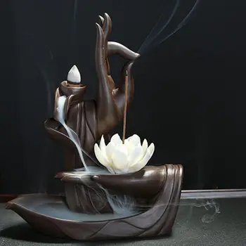 

Purple Sand Back Incense Burner Zen Bergamot Sandalwood Furnace Home Indoor Antique Aromatherapy Furnace Creative Decoration3