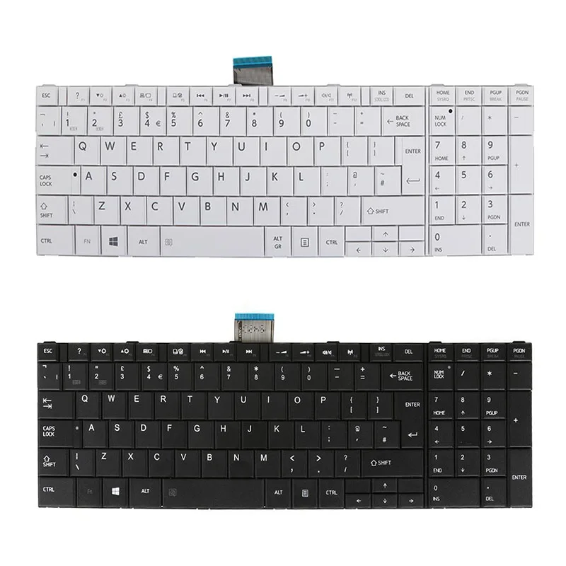 Клавиатура для ноутбука Toshiba Satellite L870 L870D L875 L875D L950 L950D L955 L955D L970 L970D L975 L975D белая |