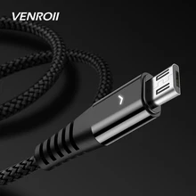 Кабель Venroii Micro USB для быстрой зарядки для Xiaomi Redmi Note 4 5 Pro Android Мобильный кабель передачи данных телефона для samsung S7 Micro зарядное устройство