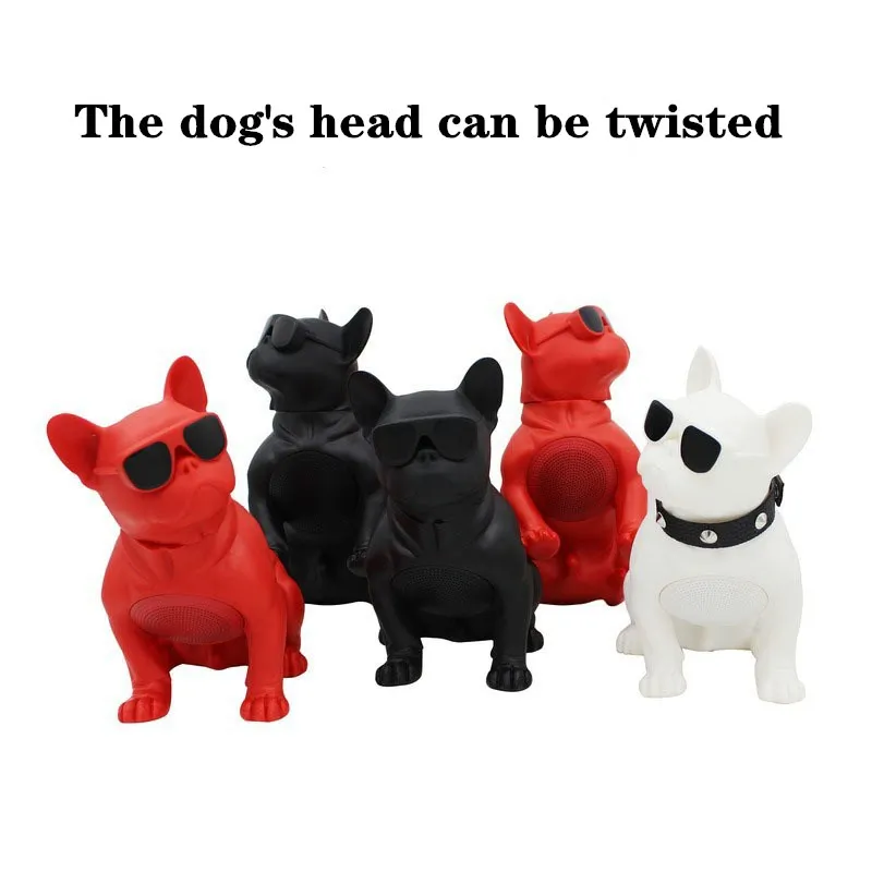 Twistable Dog Head Bulldog подарок украшения беспроводной Bluetooth M11 карта книжная полка