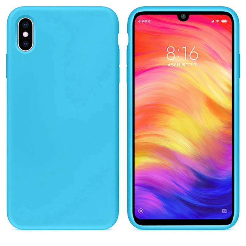 Light Blue Карамельный Мягкий силиконовый чехол для huawei P30 P20 Pro P10 плюс P9 P8 Lite Honor 8 9 10 Nova 2 2i 3 3i Коврики 10 Lite Y7 Y6 - Цвет: Light Blue