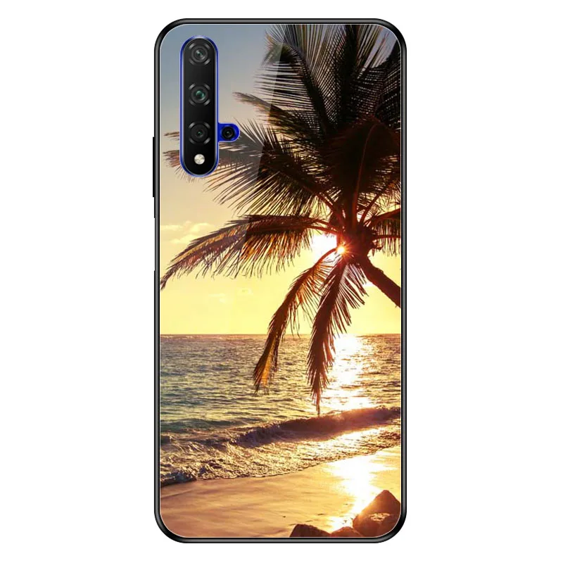 A014 Geruide для huawei honor 20 чехол, закаленное стекло honor 20 lite чехол cubierta para Для huawei honor 20 pro YAL-L41 L21 чехол - Цвет: A014