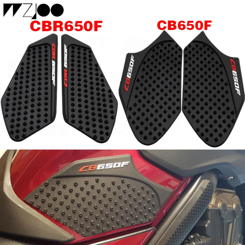 Для Honda CB650F CBR650F 14-17 топливный бак для мотоцикла Подушка Нескользящая наклейка на колено ручка боковые наклейки