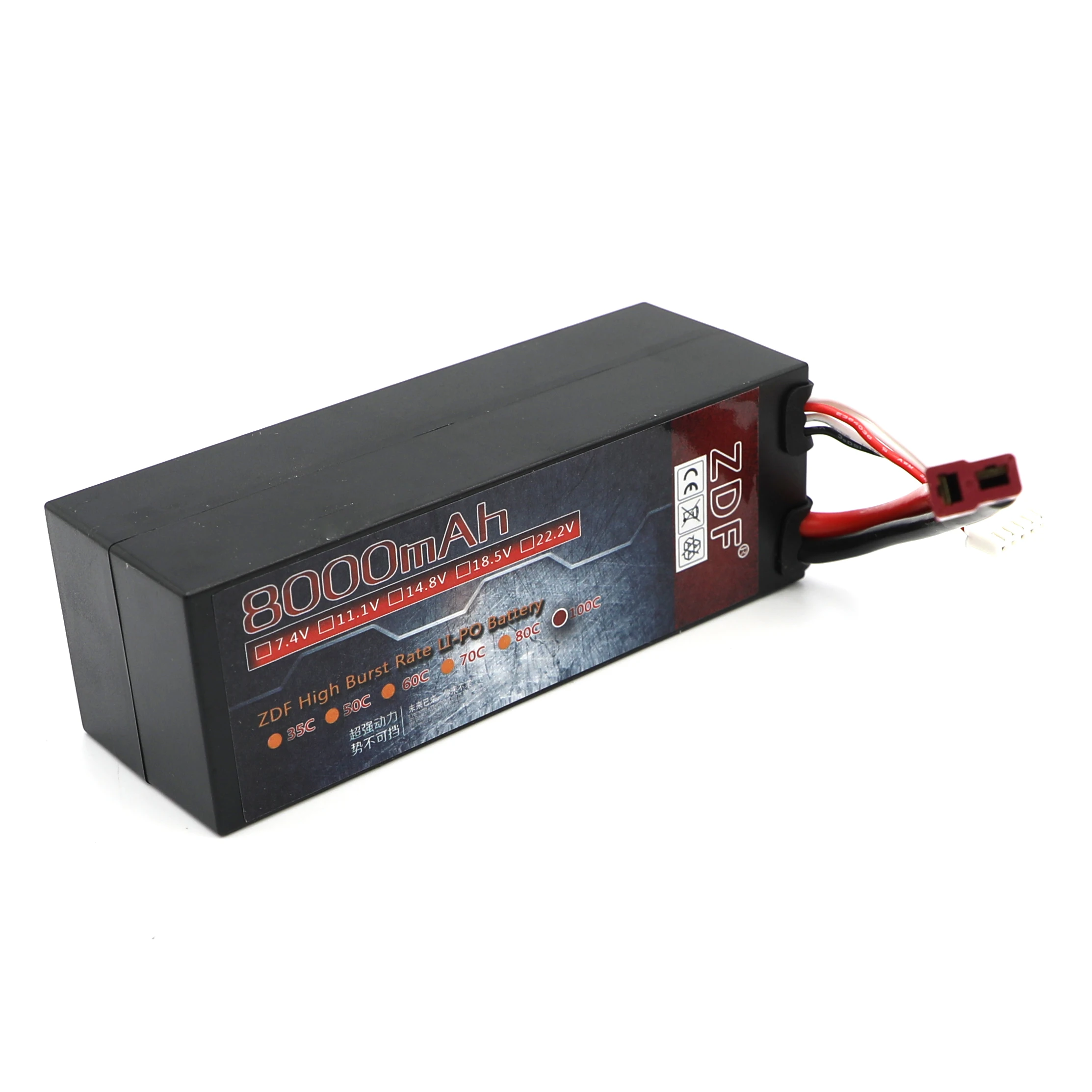 ZDF Новая версия RC Lipo батарея 4S 4P 14,8 V 8000mah 100C Max 200C Жесткий Чехол для самолета Traxxas автомобиля RC грузовика