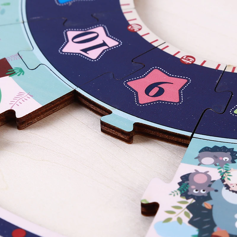 Дети DIY цифры часы обучающие игры и головоломки Ранние развивающие игрушки 3 лет когнитивное развитие обучающая игрушка набор