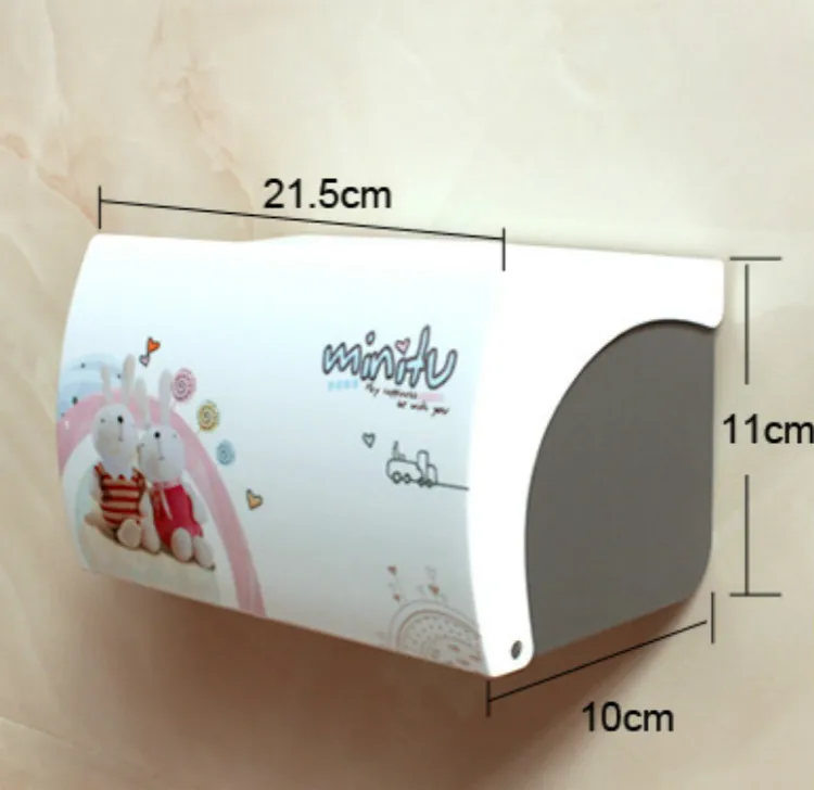 Водонепроницаемый держатель для туалетной бумаги для ванной комнаты, настенный пластиковый большой ящик для салфеток, мешок для мусора, стеллаж для хранения мобильного телефона