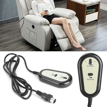 

5Pin Electric Putter Wheelchair Sofa Hand Controller Home Office Applicance US Plug 100-240V Recliner Controller