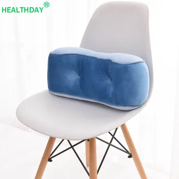

1 Pack Multifunction Lumbar Support Velvet Fabric Memory Foam Orthopedics Support Maternity Waist Office Car Seat Chair Pillow