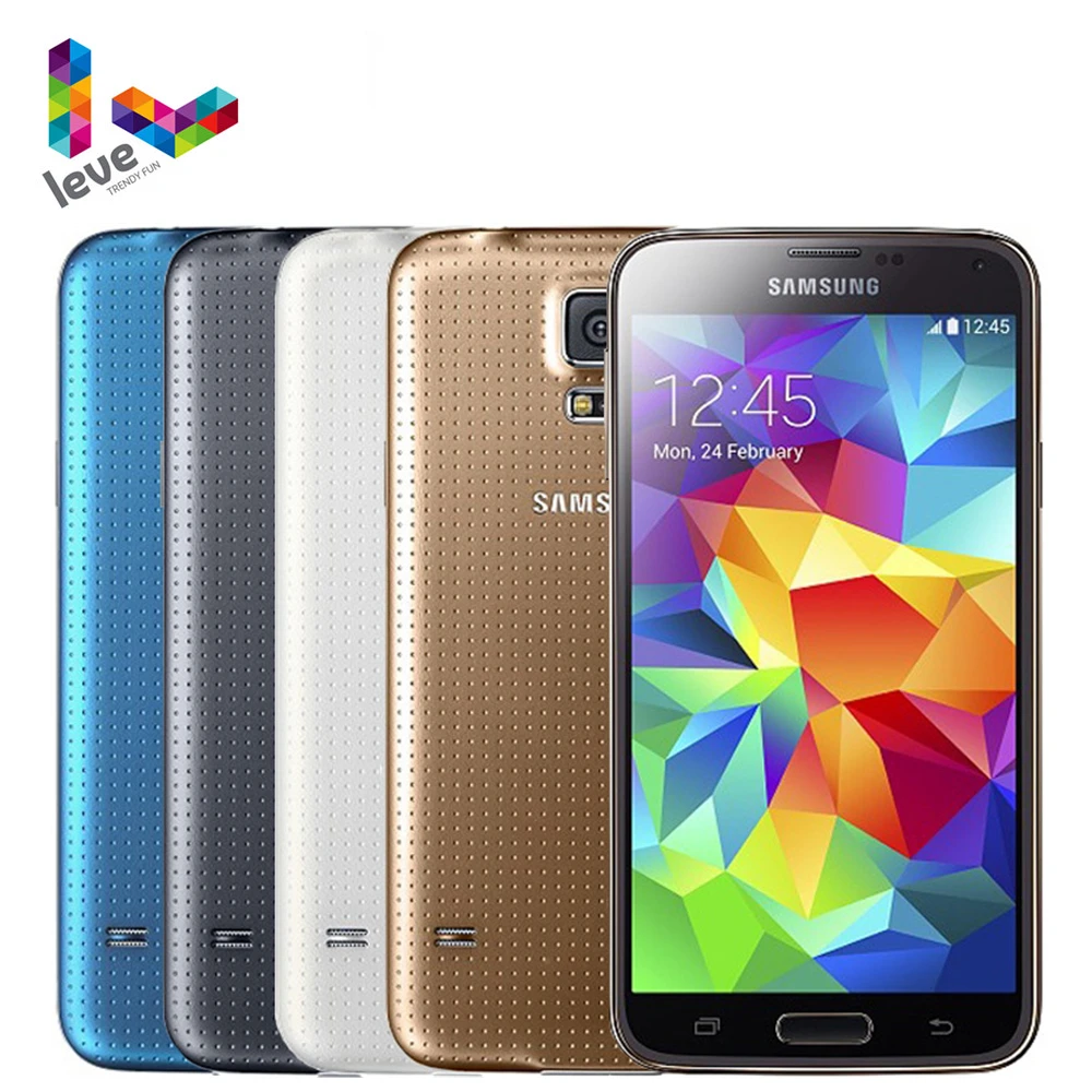 Samsung Galaxy S5 I9600 G900F G900A desbloqueado teléfono móvil 5,1 2GB RAM 16GB ROM Quad Core 4G LTE Original Android Smartphone
