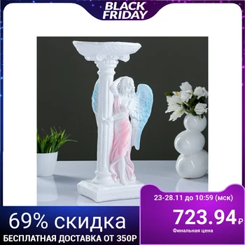 

Figure "Angel girl at the column" color 18x21x43 cm, 933175