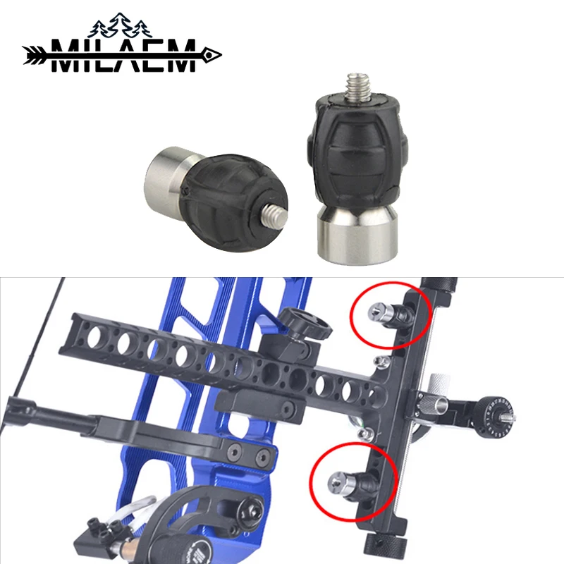 2 шт. стрельба из лука лук прицел стабилизатор мяч форма прицел стойка демпфер шок редуктор Commpound лук демпфирования охотничьи аксессуары