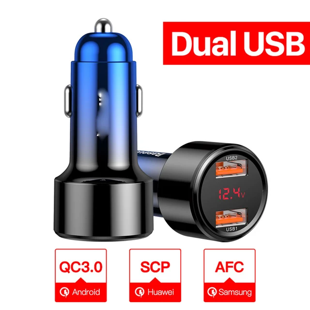 YLKGTTER Magic QC3.0 и PD умное автомобильное зарядное устройство для Iphone X/XR XIAO MI Note 10 huawei Mate30phone3.1A высокоточное зарядное устройство со светодиодным экраном