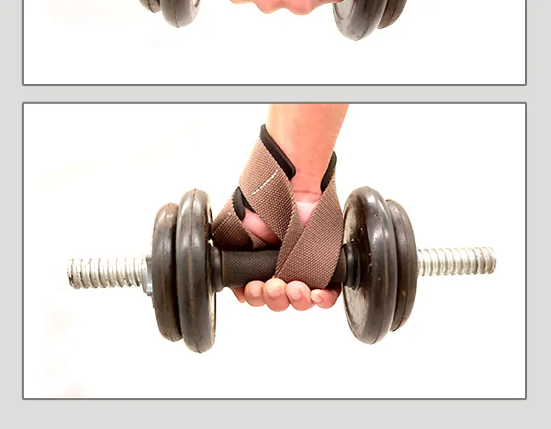 Рукоятка с тяжелой атлетики жесткий тяга фитнес перчатки запястья Pull-up горизонтальный бар бустер ремень