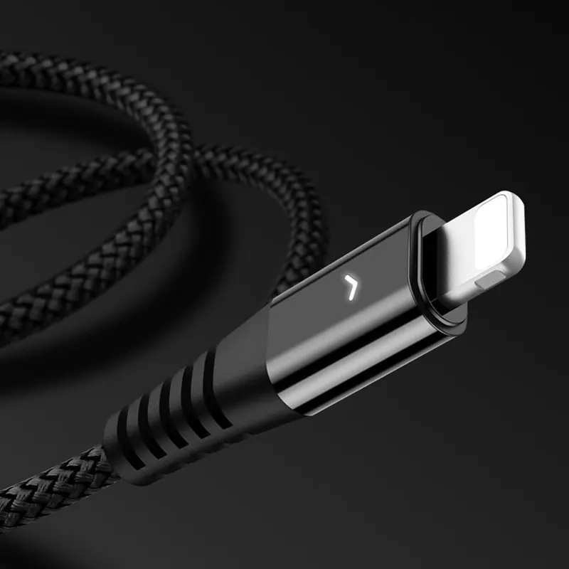 Cafele Micro USB Кабель 1,8 M 3A Lndicator световые кабели для зарядного устройства USB для Xiaomi Mi9 Mi8 samsung Redmi Note 7 Huawei, OPPO оборудование