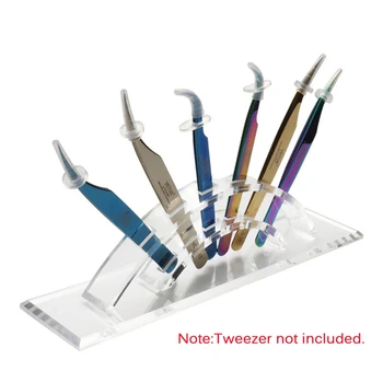 

New Tweezers Scissor Storage Rack Acrylic Holder Stand Makeup Tools Tweezers Storage Holder Eyelash Extension Eyebrow