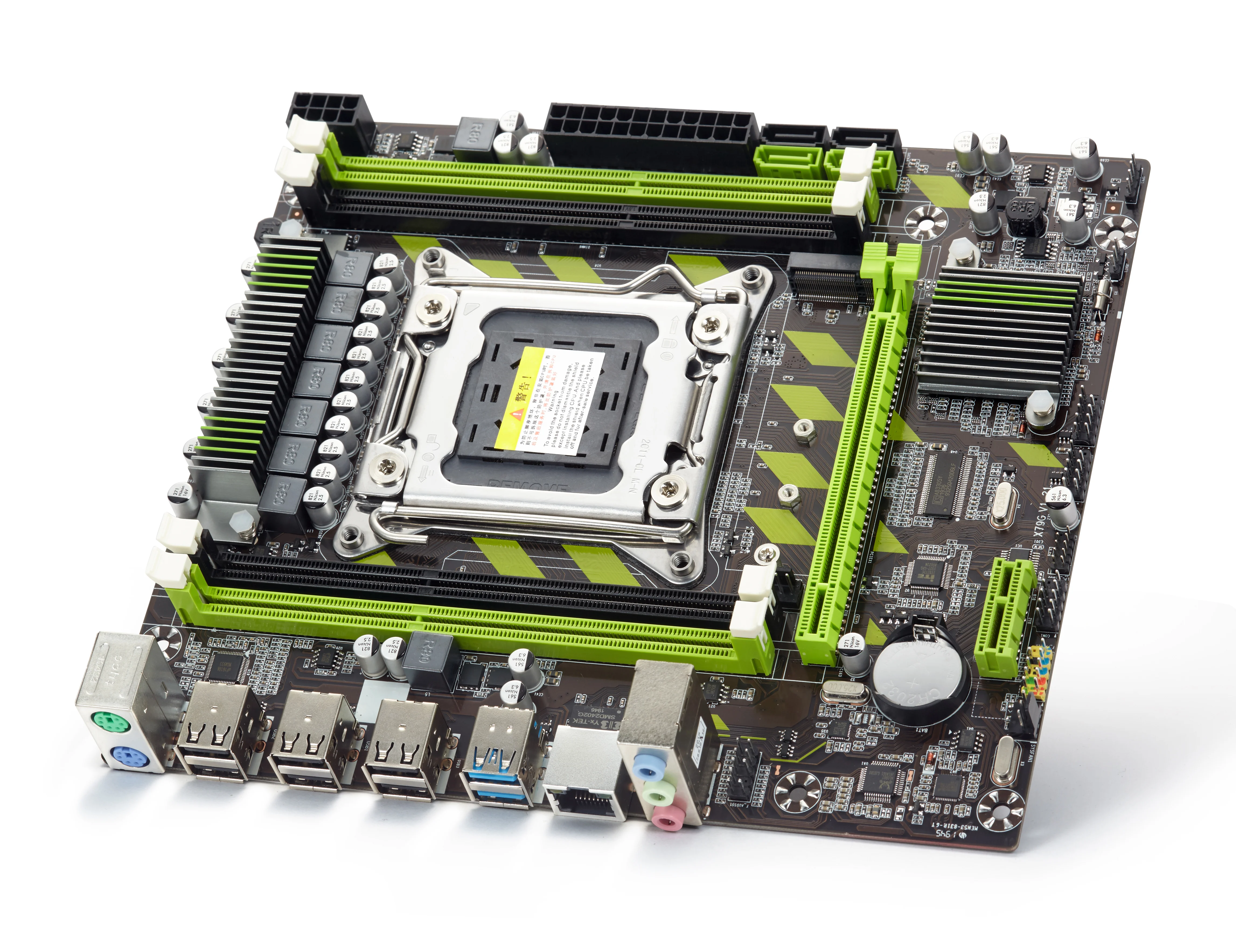 X79 G материнская плата LGA 2011 USB3.0 SATA3 поддержка памяти REG ECC и процессор Xeon E5 4XDDR3 PCI E NVME
